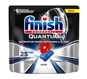 Finish, Powerball Quantum Ultimate, Tabletki do zmywarki, 25 sztuk (PRODUKT Z NIEMIEC)