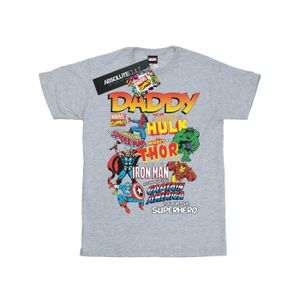 Marvel - "Our Dad Superhero" T-Shirt für Herren BI37726 (3XL) (Grau)