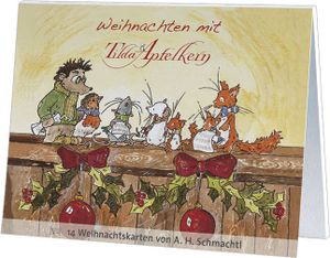 Postkartenbuch Weihnachten mit Tilda Apfelkern, Postkartenbücher Ansichtskarte Postkarte Weihnachtskarten