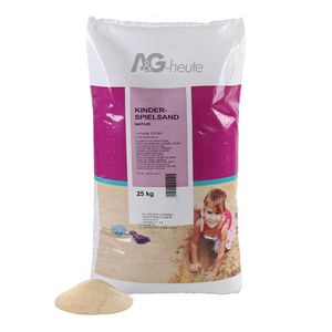 A&G-heute Min2C 25 kg Spielsand Quarzsand für Kinder Sandkasten Dekosand  25kg (0,52 €/kg)