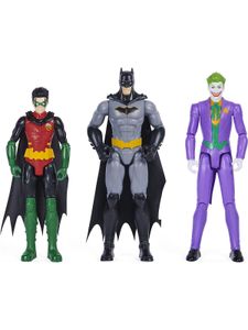 Spin Master Spielwaren Batman 30cm Figuren-Set aus Batman (Rebirth), Robin und Joker, inkl. Stoffumhang, original Comic-Design Actionfiguren Actionfiguren spinmasterauswahl
