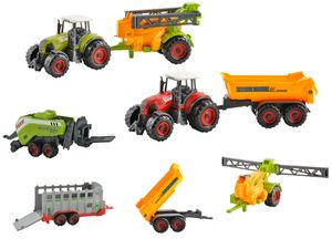Iso trade Farm Set 6 Stück Landmaschinen