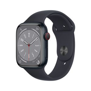 Apple Watch 8 45mm GPS + CELL Aluminum Midnight Sport Band Grado A++