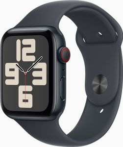 Apple Watch SE GPS + Cellular 44mm Midnight Aluminium Case mit Midnight Sport Band