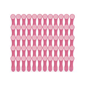 60 Design Glitter Wäscheklammern für empfindliche Wäsche mit Softgrip Flieder