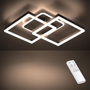 ANTEN 40W Designerska lampa sufitowa LED Ściemnialna lampa sufitowa do salonu, sypialni, kuchni, z pilotem, 3000-6500K/2800 ± 200lm