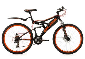 KS Cycling Mountainbike Fully 26" Bliss schwarz-orange RH 47 cm