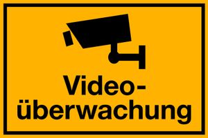 Schild Videoüberwachung 30x20cm