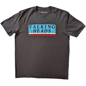 Talking Heads - T-Shirt Logo für Herren/Damen Unisex RO5731 (L) (Anthrazit)