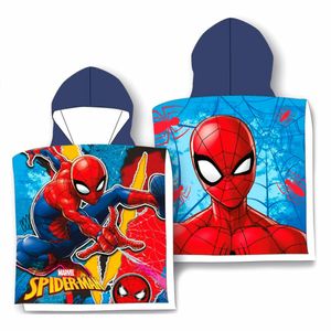 Marvel Spiderman Mikrofaser Poncho Handtuch