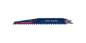 Säbelsägeblatt Expert Tough Wood L.225mm B.25mm TPI 3 8,5mm 1 St./Karte