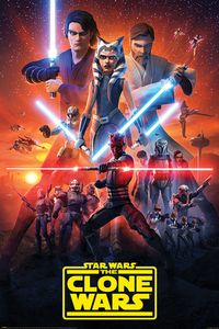 Star Wars - The Clone Wars - The Final Season - Poster Druck - Größe 61x91,5 cm