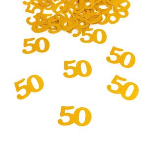 Oblique Unique Konfetti 50 goldene Hochzeit Streudeko Streuteile Deko groß - gold