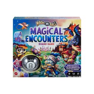 Mattel Games Magische Begegnungen Familienspiel, Magic 8 Ball Brettspiel