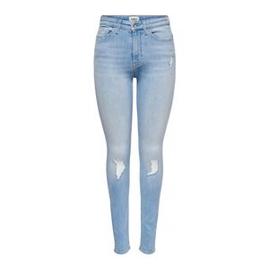 Only Jeans Damen ONLPAOLA LIFE HW SK DNM A Größe M/30, Farbe: 177934 Light Blue Denim