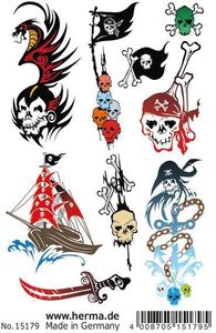 HERMA CLASSIC Tattoo "Colour Pirats" 1 Blatt