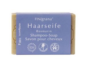 Haarseife, Shampoo-Seife Rosmarin von Finigrana 4 Stück a 100g