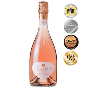 CA' DI RAJO Manzoni Rosa Spumante Extra Dry 0,75 l