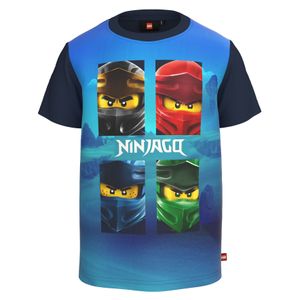 LEGO® Wear T-Shirt LEGO Ninjago - LWTAYLOR 120 jungs Dark Blue Melange 92