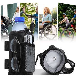 ‎Fahrrad Wasserflaschenhalter Bag Fahrrad Flaschenhalter Wasserflaschen Tasche Fahrrad Getränkehalter für Kinderwagen Mountainbike Fahrradzubehör