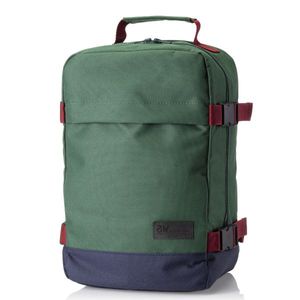 BAMBINIWELT RUCKSACK Handgepäck Reisetasche Boardgepäck Bordcase Kabinenkoffer Reiserucksac 40x20x25 40x30x20 Ryanair Wizzair (groß, grün-blau, 40x30x25)