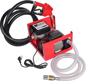 Pompa do oleju opałowego i napędowego Wiltec 230V/750W 80l/min samozasysająca pompa z automatycznym pistoletem, pompa paliwowa, pompa ssąca