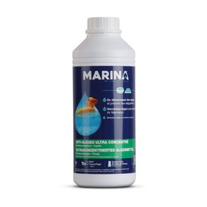 Marina Ultra Hochkonzentriertes Anti-Algenmittel - Algenschutz, Verhinderung / Vorbeugen von Algenwachstum im Pool - Hohe Effizienz niedrige Dosierung