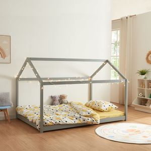 Detská posteľ 'Cerro' Domová posteľ 120x200cm sivá