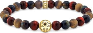 Thomas Sabo A2145-324-2 Beads-Armband  Tigerauge vergoldet, 19 cm