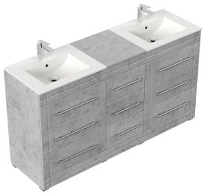 Stand Badmöbel Cosmo Modern SoftClose beton : Beton