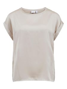 VILA CLOTHES T-shirt Damen Baumwolle Gold GR84047 - Größe: 36