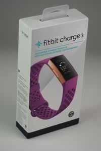 Fitbit Charge 3 - Aktivitäts-Trackerarmband - Roségold - Aluminium - Magenta - Silikon - Weiblich