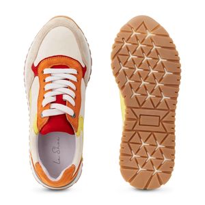 LaShoe - Sneaker Colourblocking Orange/Gelb