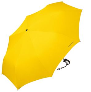 Esprit Taschenschirm Damenregenschirm Easymatik Fiberglas Gelb