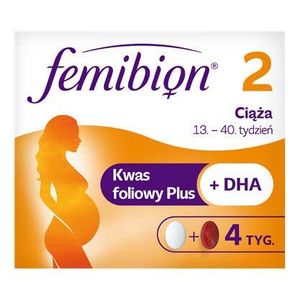 Femibion Natal 2 Schwangerschaft 28 Tabletten + 28 Kapseln Für 4 Wochen Folsäure
