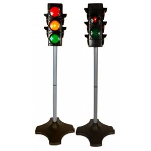 Siva Ampel Traffic Light - Kinder LED  Verkehrs-Ampel Set Batterie betrieben
