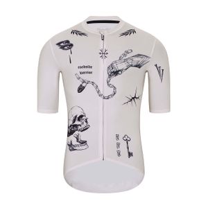 HOLOKOLO Cyklistický dres s krátkym rukávom - TATTOO ELITE - Black/ivory S