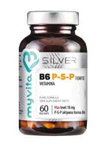 MyVita Silver, Witamina B6 P-5-P Forte, 60 kapsułek