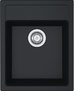 Franke Sirius - Tectonite Spülbecken SID 610-40, 430x530 mm, schwarz 114.0503.041