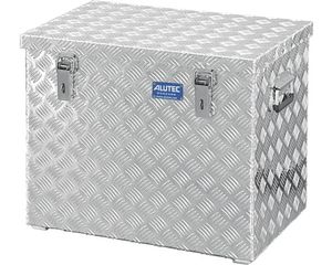 ALUTEC R120 L Aluminium Riffelblech Werkzeug Transportkiste 62,2 x 42,4 x 52 cm - R120 - 120 Liter