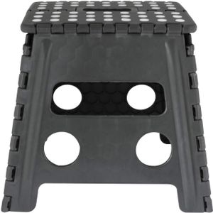 Kynast Tritt-Hocker 29 x 22 x 32,5 cm grau klappbar mit Griff max. 150 kg Leiter