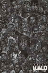 Hip Hop - Allstars - Poster - Größe 61x91,5 cm