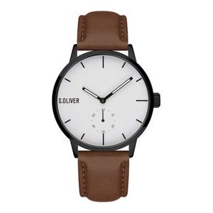 s.Oliver Armbanduhr mit Kunstlederarmband