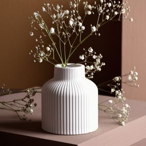 Storefactory Vase LILLHAGEN Keramik weiß