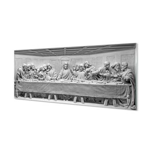 Glasbilder 125x50 Wandkunst Art letzter Abendmahl