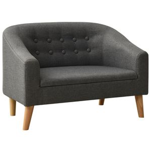 Modern Kindersofa Kindersessel Sofa Couch Kinder Stuhl Skandinavische & Komfortabel Grau Stoff🦄7022