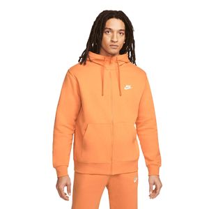 Nike Herren Zip-Hoodie Nike Sportswear Club Fleece orange M