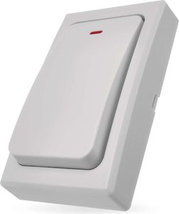 EMOS wasserfeste Ersatz-Klingeltaste, zusätzlicher Klingeltaster in Weiß, max. Reichweite 180 Meter, für EMOS P5729, P5729B, P5731, P5729T