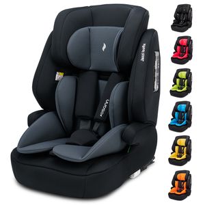 Osann Jazzi Isofix Kindersitz, i-Size von 76 bis 150 cm, mitwachsend - Nero