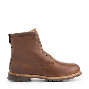 Travelin' Steinkjer - Herren - Lace-up - Country - Leather - Neutral fitting - Schnürstiefel - Country - Leder - Neutrale Passform - Cognac - 44